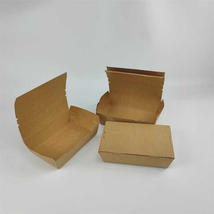 boîte de papier loin boîtes d'emballage alimentaire pour restaurant
