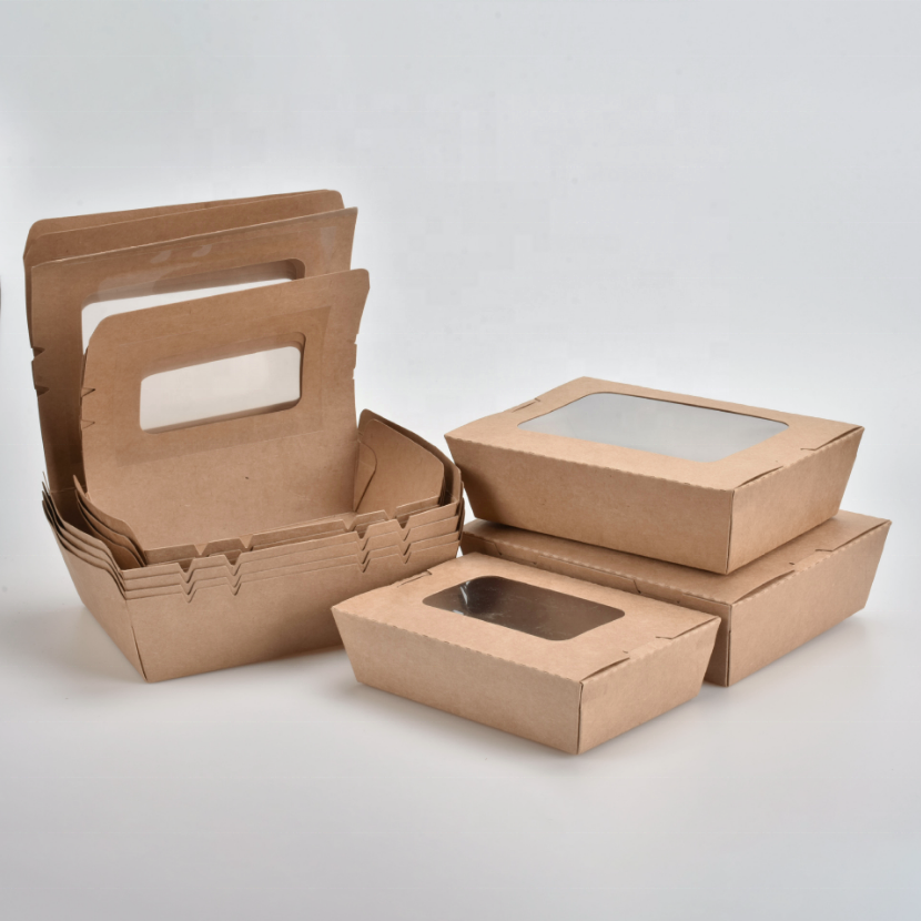 boîte en papier avec poignée gâteau cadeau emballage alimentaire