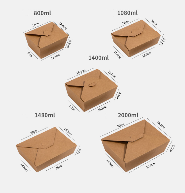 fabricant boîte de papier carrée emballage alimentaire