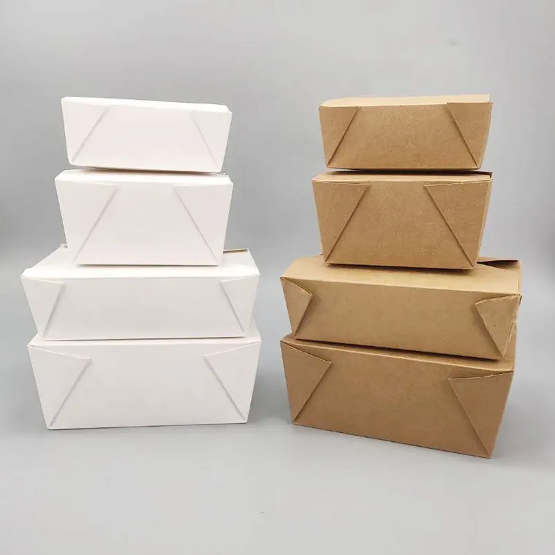 boîtes en papier alimentaire kraft emballage carton