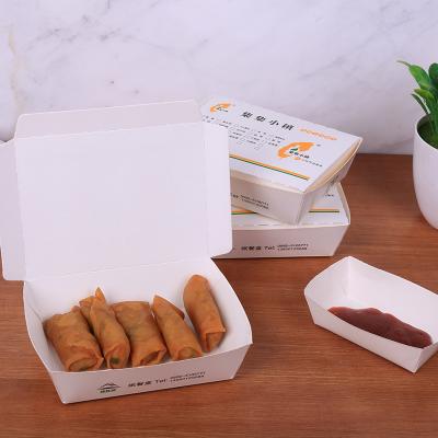  Écologique et composttable boîtes de nourriture en papier pour collations frites