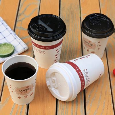 tasse à café en papier jetable avec logo personnalisé à double paroi