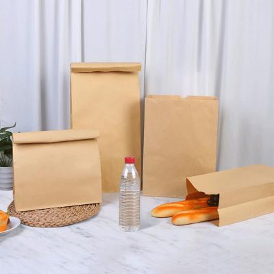 sacs en papier kraft jetables pour pain et toasts à emporter
