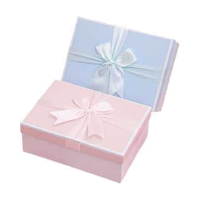 arc bleu rose saint valentin 's jour boîtes d'emballage cadeau
